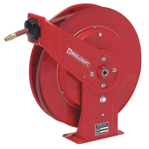 Pace Supply  Open Retractable Hose Reel, 3/8 in, ID x 50 ft L Hose